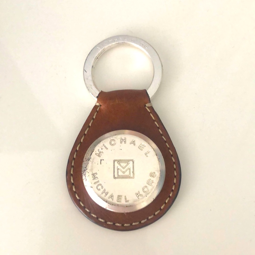 Michael Kors Keychain w/ Leather Back